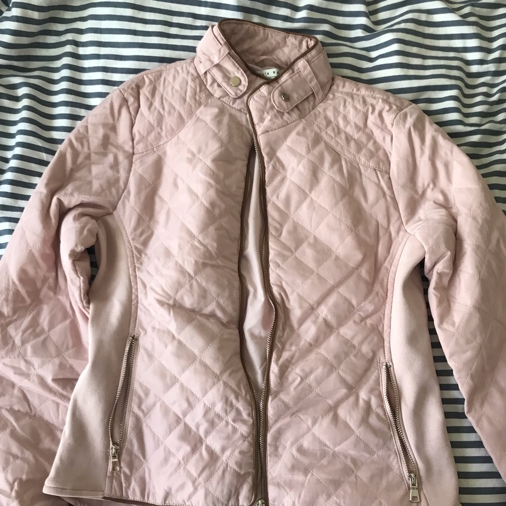 Pink bomber jacket!